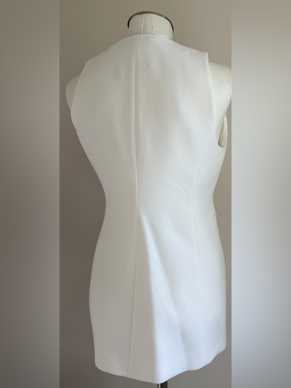 Zara white Vest Sz M - Picture 3 of 6